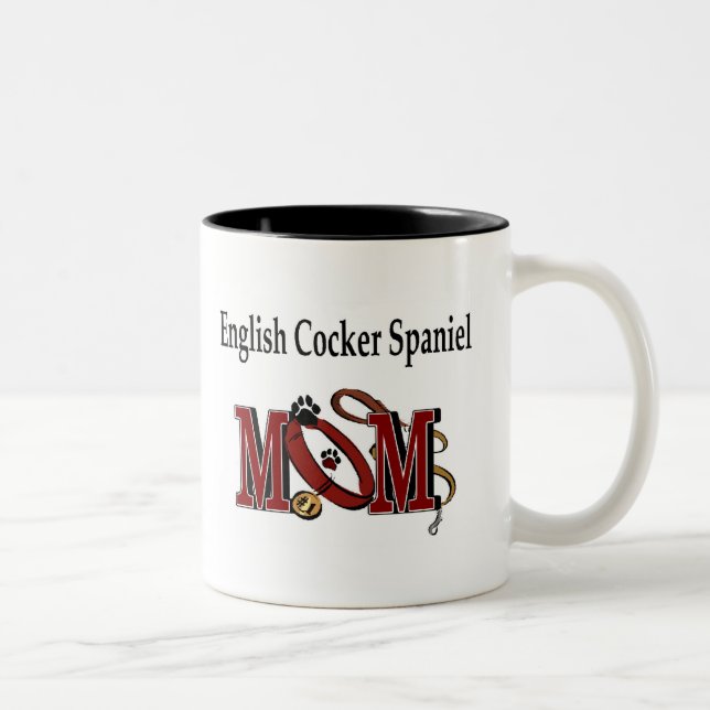 Anglais Cocker Spaniel Maman Mug (Droit)