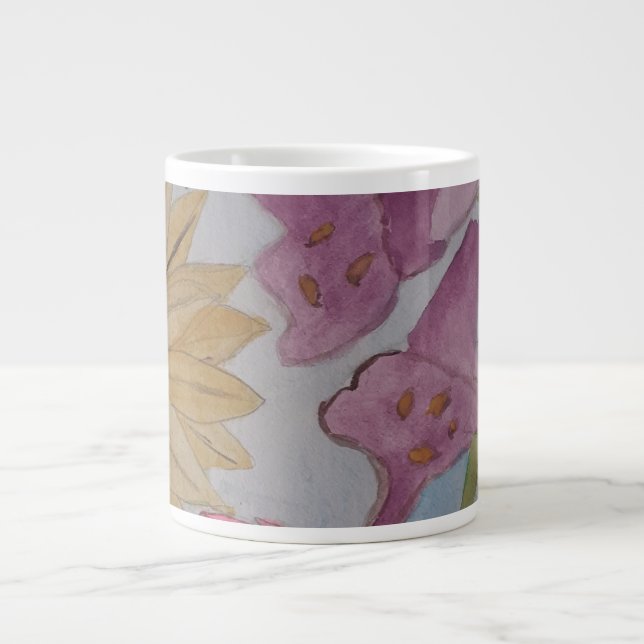 Anglais Cottage Garden Grande Mug (Devant)