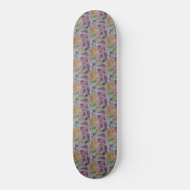 Anglais Cottage Garden Skateboard (Recto)