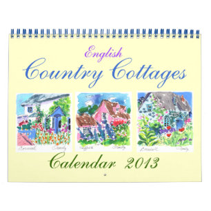 Anglais Country Cottages 2013 Calendrier