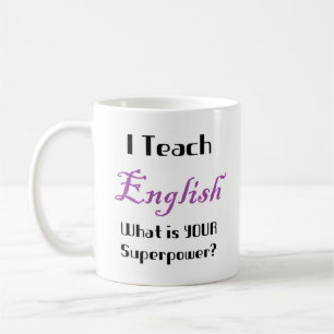 anglais enseigner café tasse