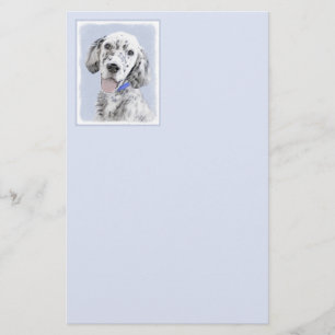 Anglais Setter Blue Belton Peinture Chien Art