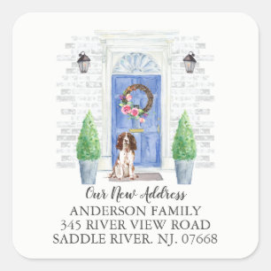 Anglais Springer Spaniel Door Nouveau Étiquette d'