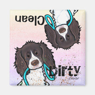 Anglais Springer Spaniel Lave-vaisselle Magnet