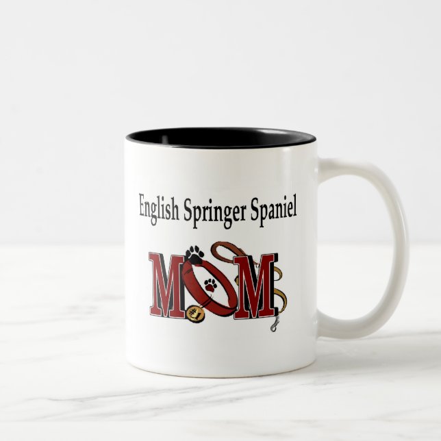 Anglais Springer Spaniel Maman Mug (Droit)