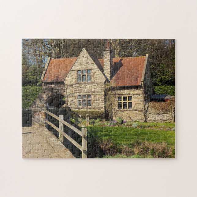 ANGLAIS STONE COTTAGE JIGSAW PUZZLE (Horizontal)