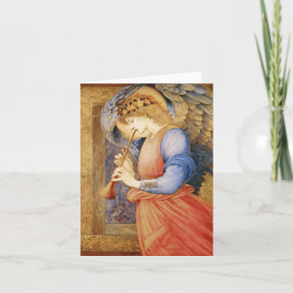 Angle d'art fin avec carte de note en Flûte
