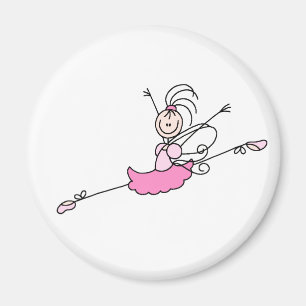 Angle rose Ballerina Magnet