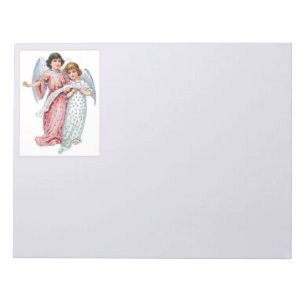 Angles En Bloc-Notes Rose Et Bleu
