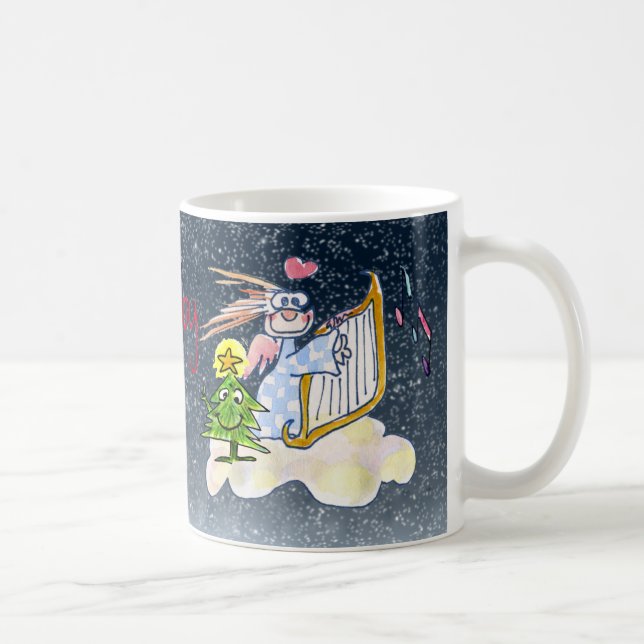 Angles sur la Mug de la lune des arbres de Noël (Droite)
