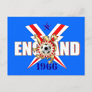 Angleterre 1966 fans de football cartes postales e