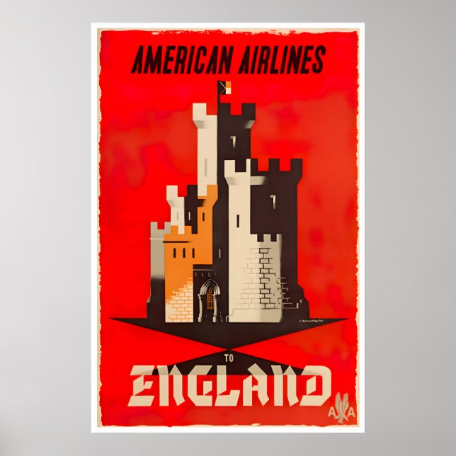 Angleterre Art Anglais Château Impression E McKnig (Devant)