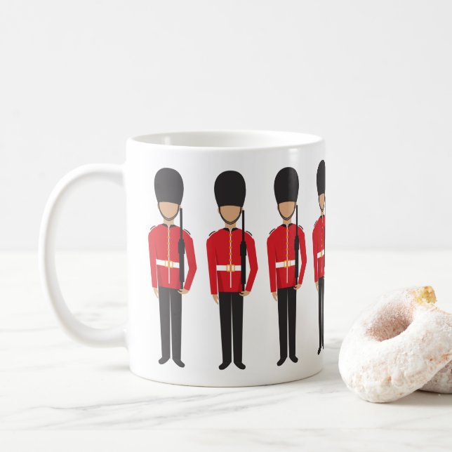 Angleterre Coldstream Guards Mug (Avec donut)