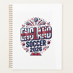 Angleterre Football 2026 Football Gras Pays Typogr