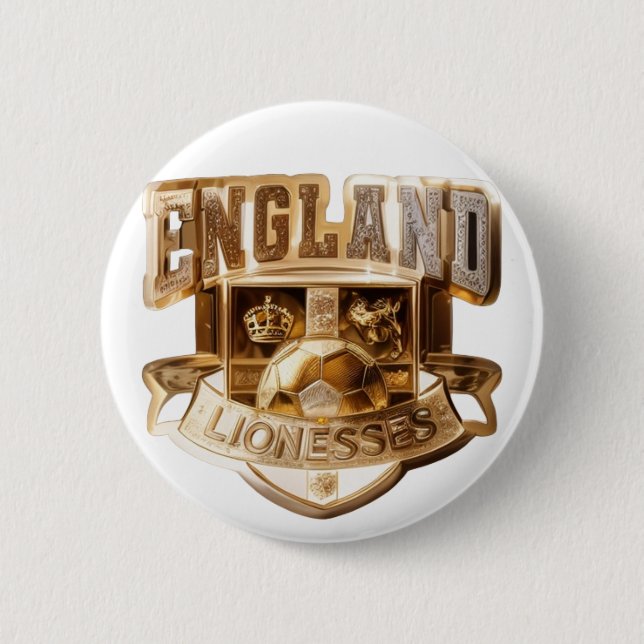 Angleterre Lionesses Gold Badge (Devant)