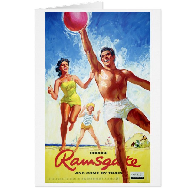 Angleterre Ramsgate Restorted Poster Vintage voyag (Devant)