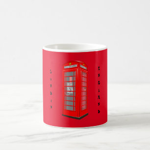Angleterre Rouge Londres Téléphone Booth Mug