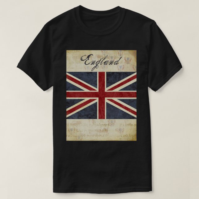 Angleterre T-shirt Souvenir (Design devant)