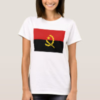 Angola Drapeau x Carte T-shirt