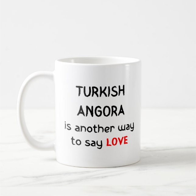 angora turque amour café tasse (Gauche)