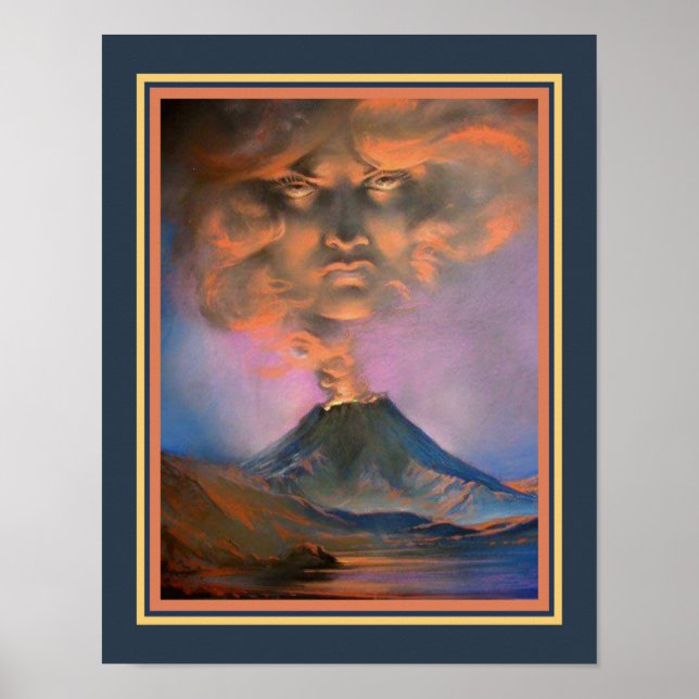 "Angry Nature" #2 Impression Art Déco des années 1 (Devant)