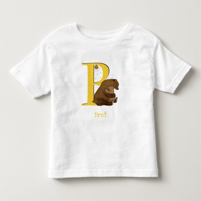 Animal ABC B est pour ours T-shirt (Devant)