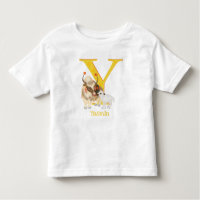 Animal ABC Y est pour yak T-shirt