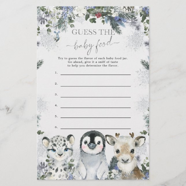 Animal arctique Hiver Onederland Guess Baby Food (Devant)