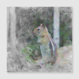animal artistique chipmunk 1