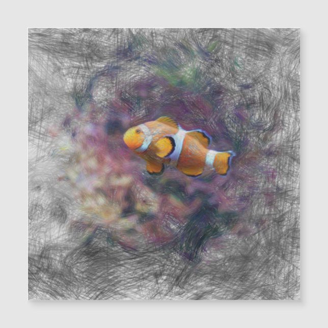 animal artistique poisson clown (Devant)