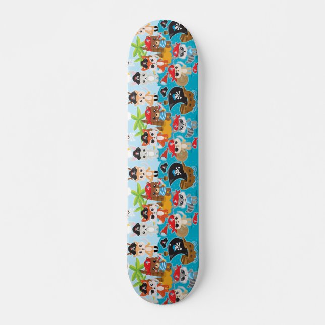 Animal Crew Party Pirate skateboard (Devant)