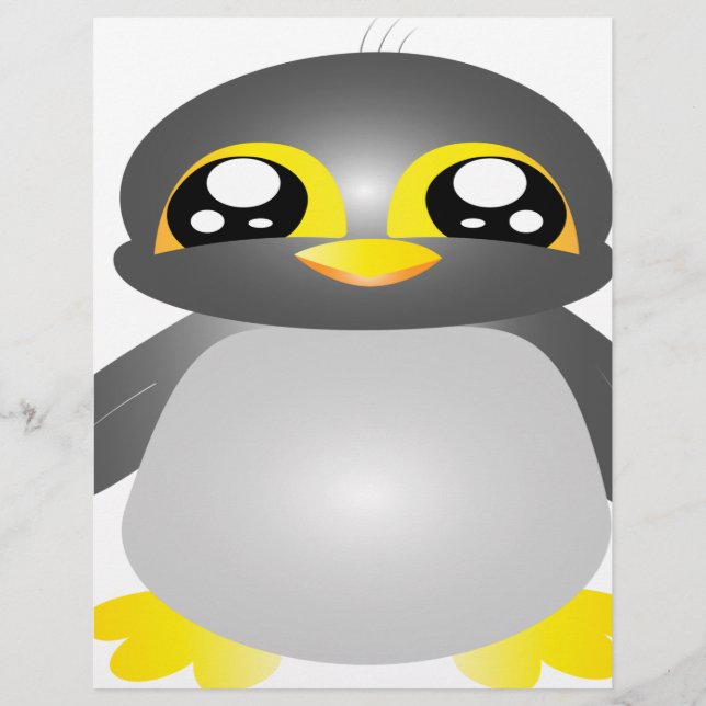 animal de pingouin drôle mignon (Devant)