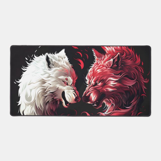 Animal Fantastique Loup Esprit Ombre Lumière (Recto)