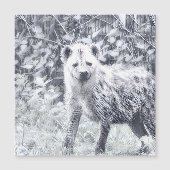 Animal impressionnant - hyène (Devant)