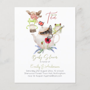 Animal Magic Tea Party Budget du Baby shower