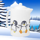 animal mignon amateur de pingouins<br><div class="desc">mignon pingouin amoureux de la théière animale</div>