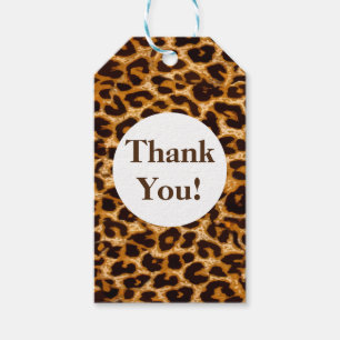 Animal, poster de animal, Leopard, merci étiquette