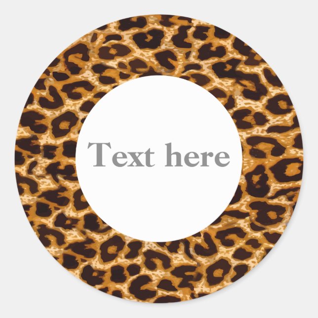 Animal, poster de animal, Leopard, stickers guépar (Devant)