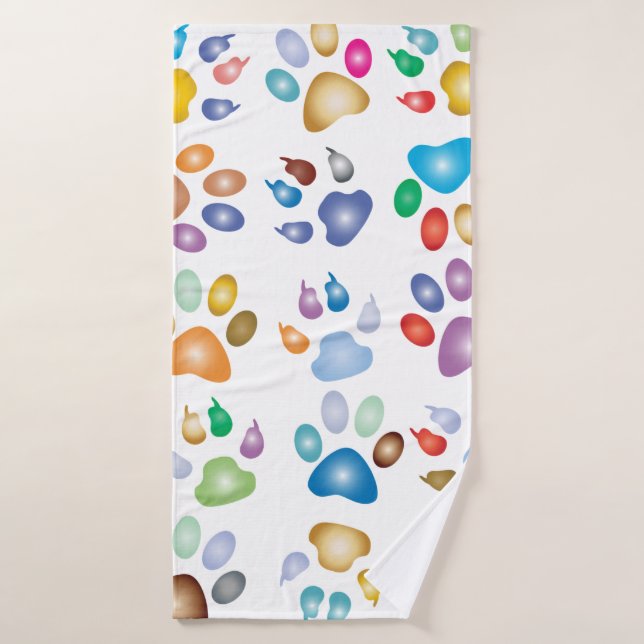 Animal prismatique prismatique (Serviette de bain)
