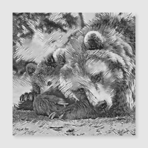 AnimalArtBW_Bear_002