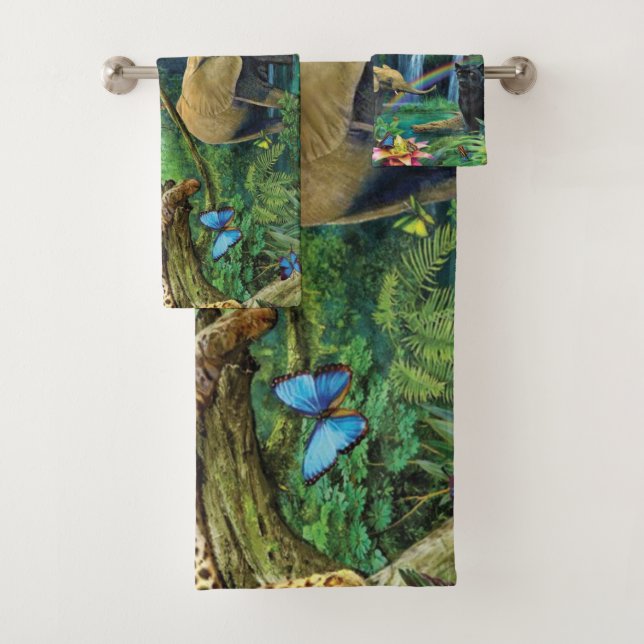 Animals living together throw pillow (En situation)