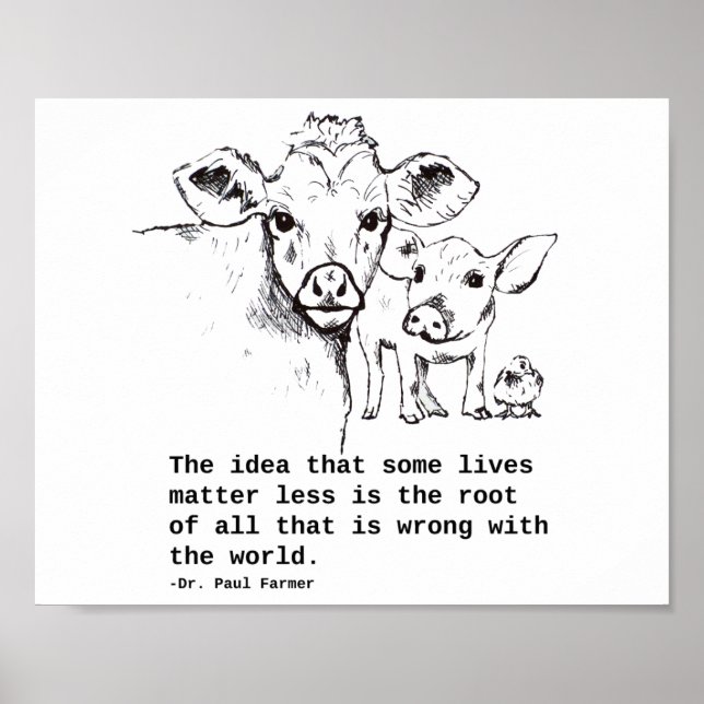 Animals Rights Poster (Devant)