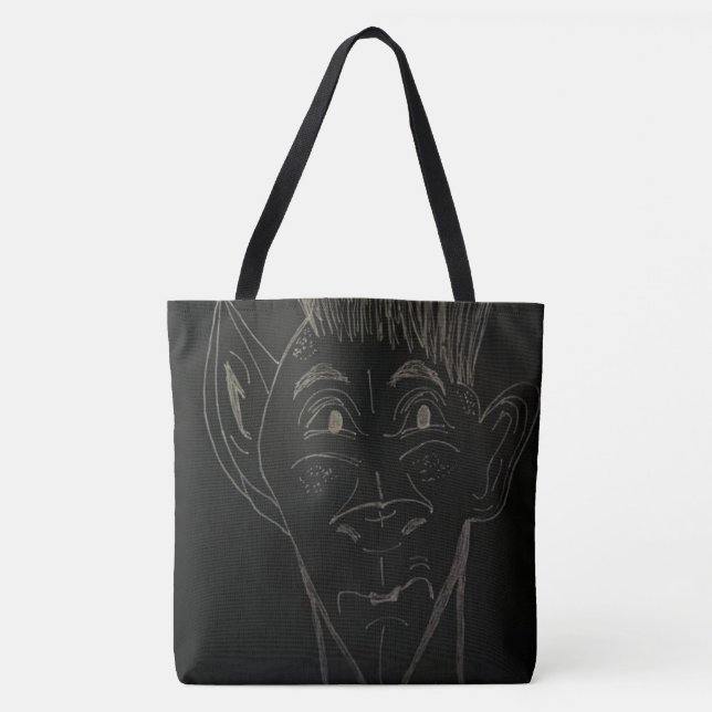 Animated Cartoon Large Tote Bag (Devant)