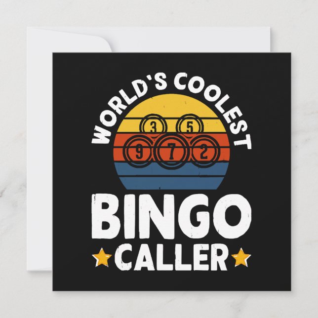 Animateur de Bingo le Plus Cool du Monde (Devant)