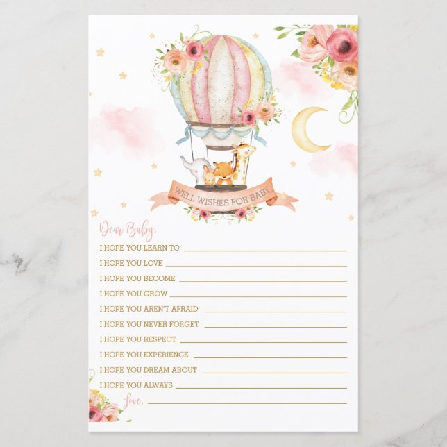 Animaux à bulles d'air chaud désirant un message p (Devant)