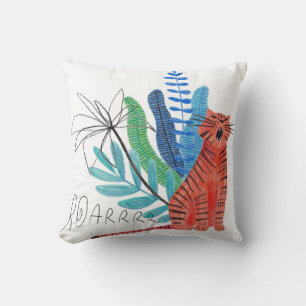 Animaux amusants Enfants Jetant Des Oreillers