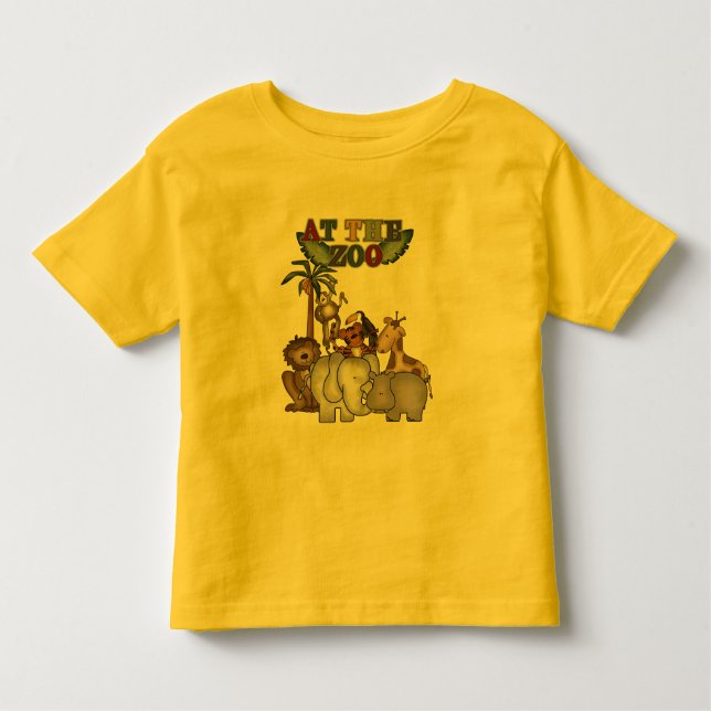 Animaux aux T-shirts et aux cadeaux de zoo (Devant)