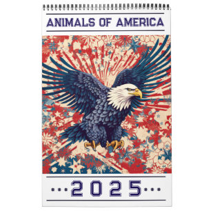 Animaux d'Amérique Calendrier 2025