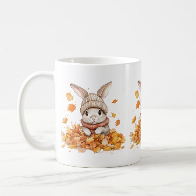 Animaux d'automne Café Mug (Gauche)