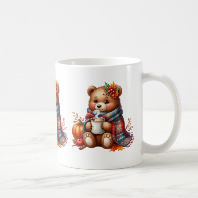 Animaux d'automne Café Mug (Droite)